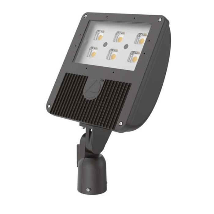 Lithonia DSXF3 LED 107W LED Flood Light, Medium Spot, 120-277V, Slipfitter Mount