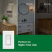 Lutron DVCLN-153P-WH Diva LED+ 150W Dimmer with Night Mode, Single Pole/3-Way/Multi-Location