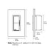 Lutron DVCLN-153P-WH Diva LED+ 150W Dimmer with Night Mode, Single Pole/3-Way/Multi-Location