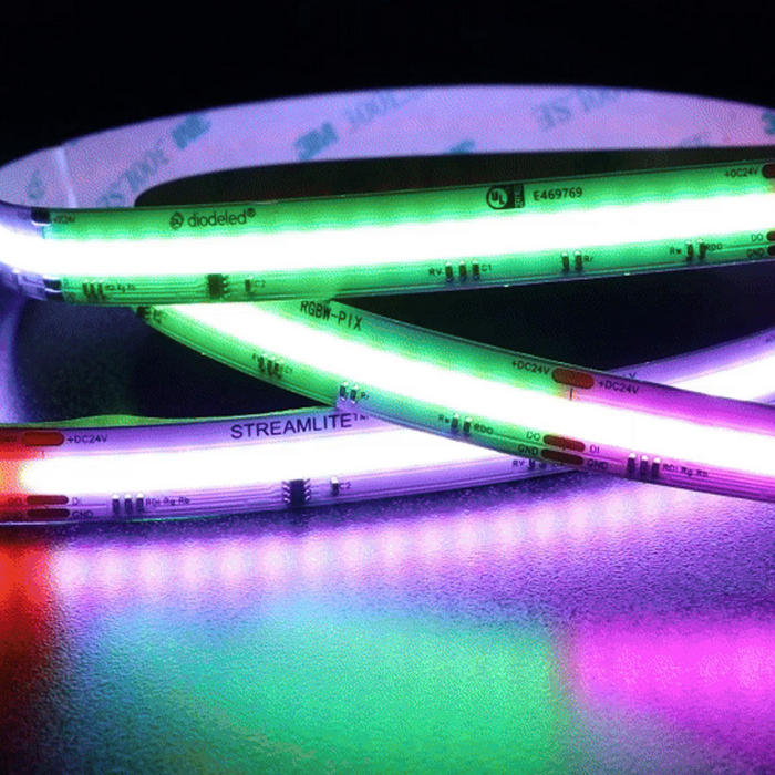 Diode LED Streamlite Pixel RGBW 24V 5.2W/ft, 16.4-ft LED Tape Light