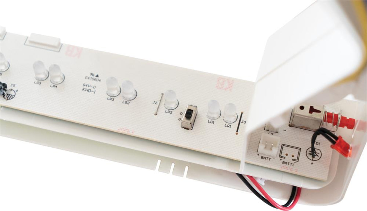 Lithonia Contractor Select EXRG Exit Sign with Ni-MH Battery Back Up - Red/Green Letters Selectable