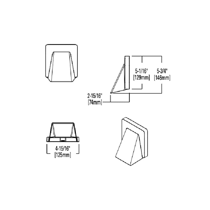 Sure-Lites SELAC3 LED Emergency Light Custom Aesthetic Cover, Edge