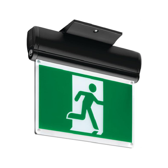 Lithonia EDGRM Quantum Extruded Aluminum Edge-Lit Running Man Sign, AC only, 120-347V