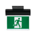 Lithonia EDGRM Quantum Extruded Aluminum Edge-Lit Running Man Sign, AC only, 120-347V - Black