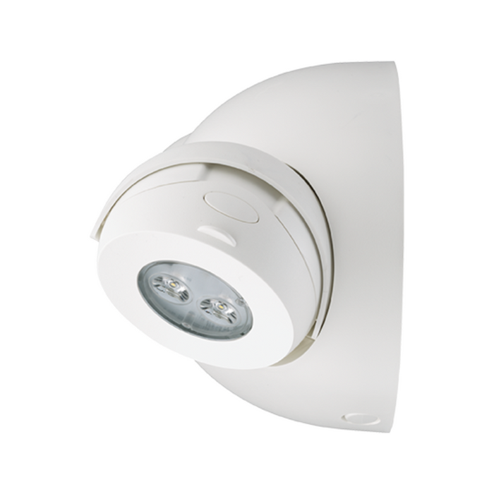 Lithonia ELM4L Quantum LED Adjustable Optics Emergency Light, Self-Diagnostics