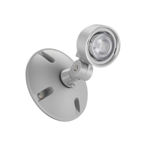 Lithonia ERE LED Round Emergency Remote Light Head, Single Head, Weather Proof - Gray