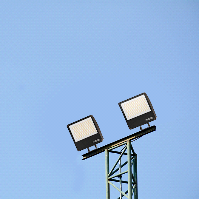 Lithonia Contractor Select ESXF5 16" Wide, 177-342W, LED Flood Light, Adjustable Lumen, Switchable CCT , 120-347V