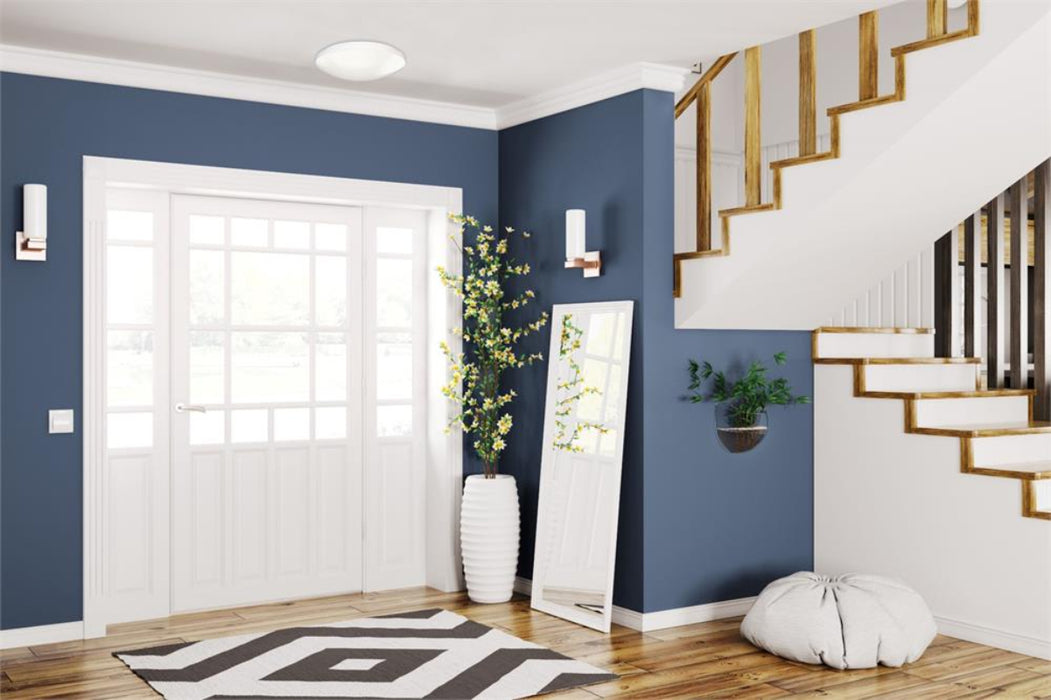 Juno FMLR 11" LED Low Profile Round Flush Mount with Interchangeable Trim, CCT Selectable