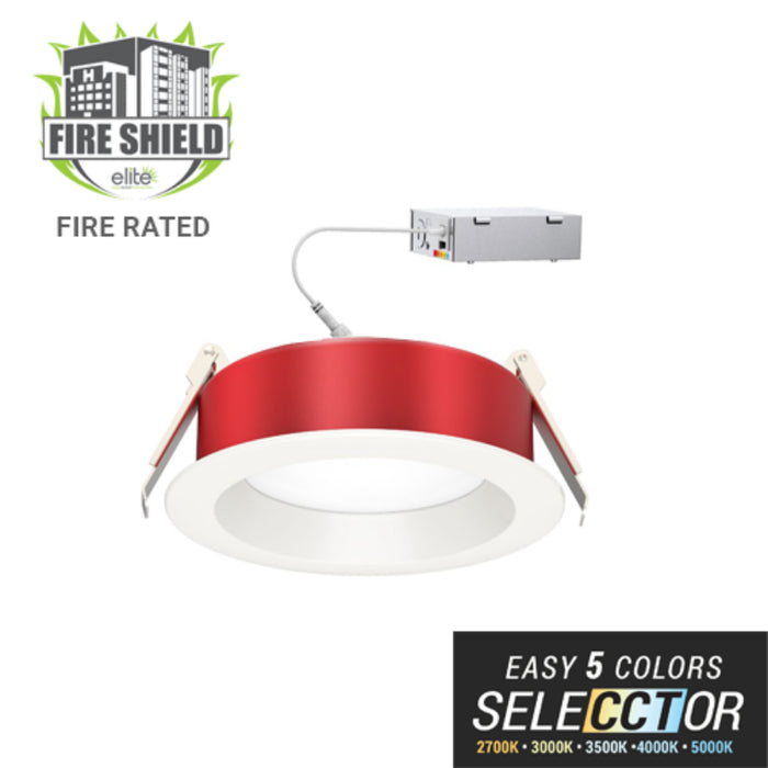Elite FS-RL440 4" Fire Rated Round Slim LED, CCT Selectable