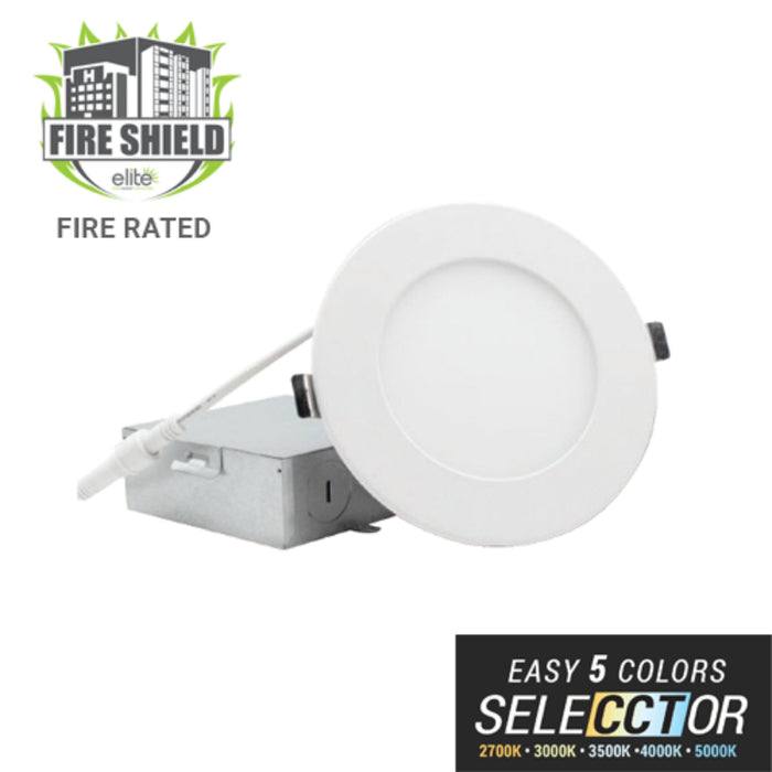Elite FS-RL475 4" Fire Rated Round Slim LED, CCT Selectable