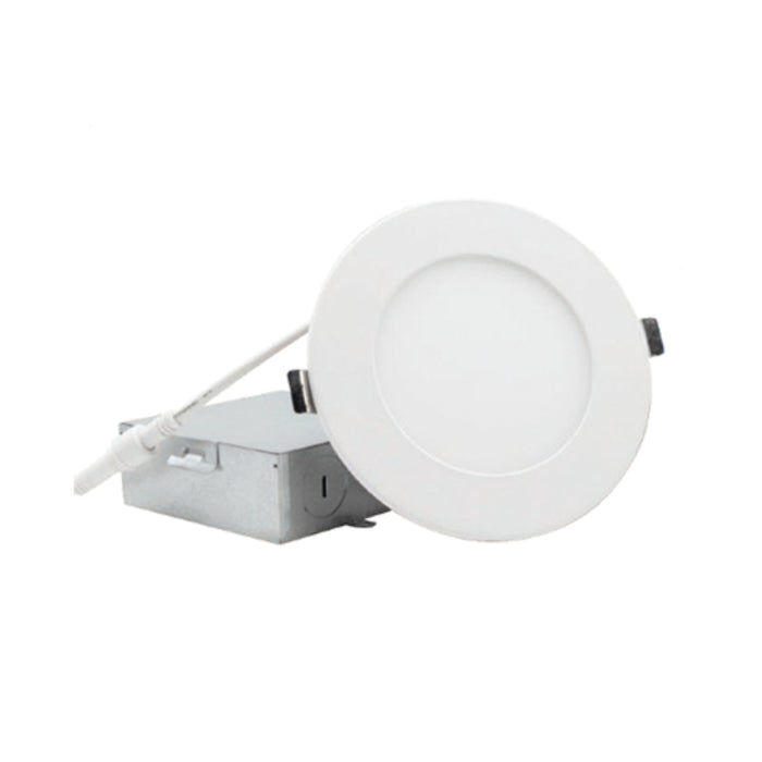 Elite FS-RL575 5" Canless LED Fire Rated Downligjt, Round, CCT Selectable 1000 Lumens, 120V