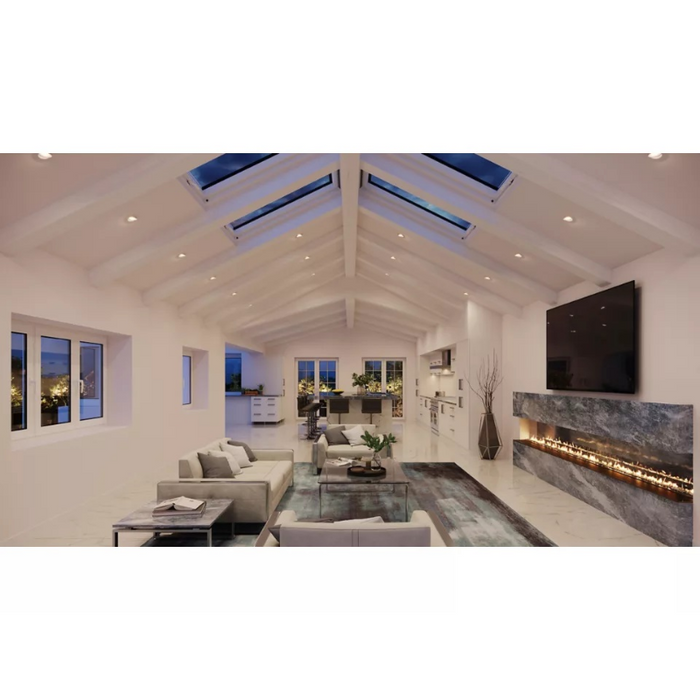 Halo HLA 6" Round Super Adjustable Recessed Canless LED Downlight, 5CCT Selectable, 120V, Matte White