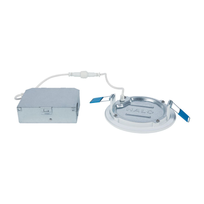 Halo HLBE4 4" Ultra-Slim LED Downlight, New Construction/Remodel Integrated LED Recessed Light Kit