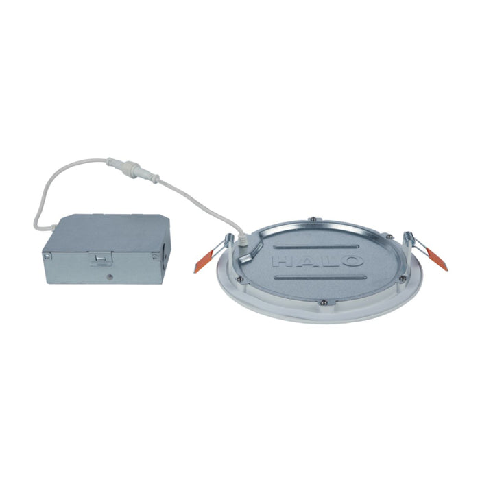 Halo HLBE6 6" Ultra-Slim LED Downlight, 3000K New Construction/Remodel Integrated LED Recessed Light Kit