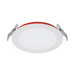 Halo HLBFR609FS5 6" Round Fire Rated Slim Low-Glare Canless LED Downlight, 5CCT Selectable, 120V - Matte White