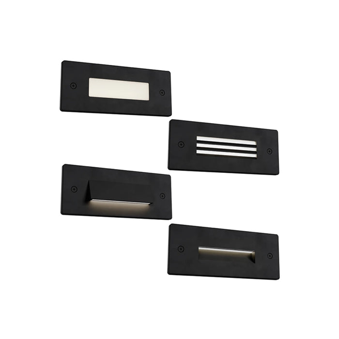 Halo HSLBK 8" 3.9W LED Brick Light, 5CCT Selectable, up to 170 Lm, 120V - Matte Black