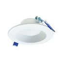 Halo LCR408RD 4" Canless LED Downlight with Emergency Battery Pack, CCT Selectable, 800 Lumen