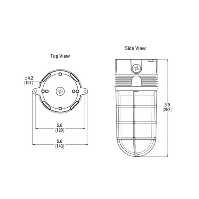Halo VT 9W LED Vapor Tight, 4000K, 120-277V