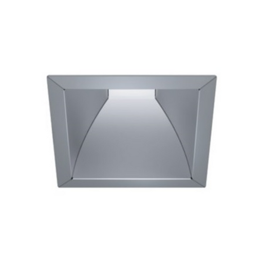 Halo Commercial 41SQ 4" Square Reflector for Integral Emergency Housing, Medium Distribution - Semi-Specular Clear/Polished Flange