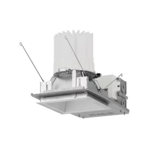 Halo Commercial HCSQ4 4" Square New Construction/Remodel Housing Frame with 6W Self-Test Emergency Battery, 1000 Lumens, 120-277V