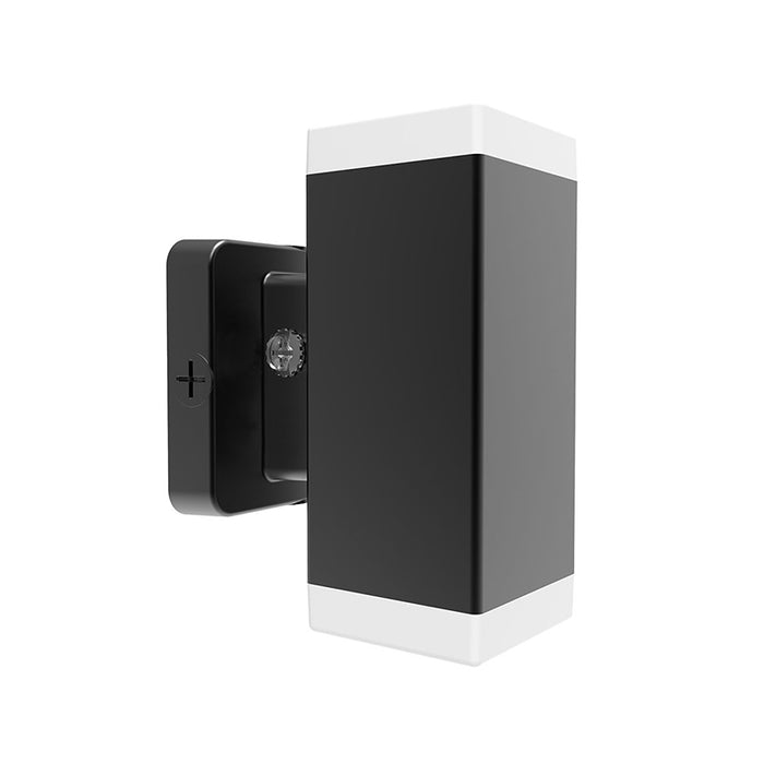Halo CYLNDS20CLD2D Square 18W/24W/30W LED Outdoor Cylinder Wall Light with Photocell, 5CCT & 3 Lumens Selectable, 120-277V