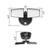 Halo SEC2HSBAT SEC Series Twin Head Motion & Security LED Floodlight, Battery-Powered, 5CCT & 4 Lumens Selectable