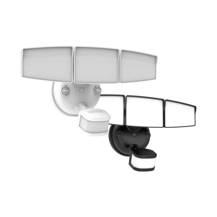 Halo SEC3HSHWM SEC Series Triple Head Motion & Security LED Floodlight, 5CCT & 4 Lumens Selectable, 120V