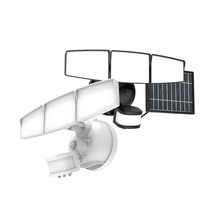 Halo SEC3HSSOL SEC Series Triple Head Motion & Security LED Floodlight, Solar-Powered, 5CCT & 4 Lumens Selectable