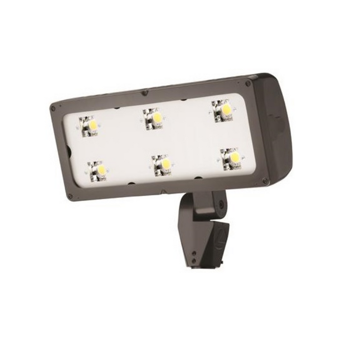 Lithonia HLF1 289W High Lumen LED Flood Light, 4000K, 37931 Lumens, 120-277V, Wide Flood Distribution, Integral Slipfitter, Dark Bronze