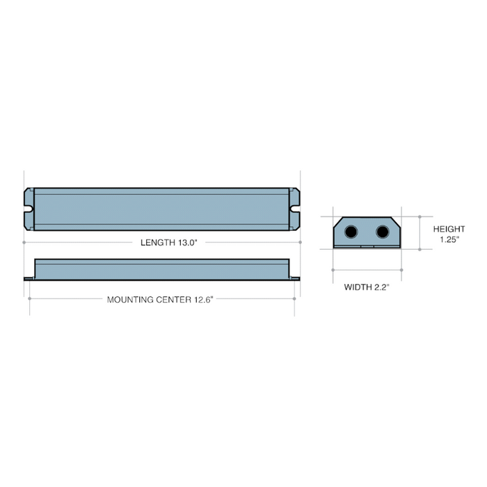 IOTA I320 Reduced Profile Fluorescent Emergency Ballast