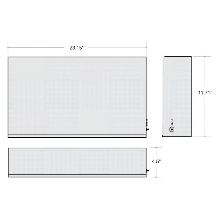 IOTA IIS-125-SM, 125W Output Emergency Inverter w/ Battery Surface Mount