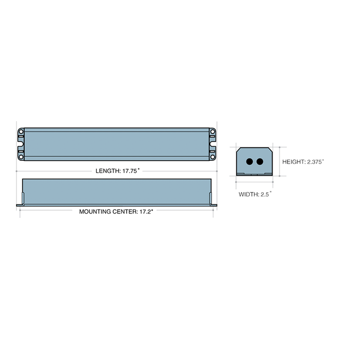 IOTA ILB CP20 HE AELR HV 20W Emergency LED Driver with Wireless Life Safety Reporting via Bluetooth