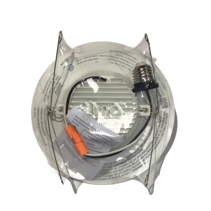 Juno Contractor Select RB56S SWW5 RetroBasics 5"/6" Switchable White LED Smooth Trim Kit, 5CCT Selectable, 860 Lumens, 120V