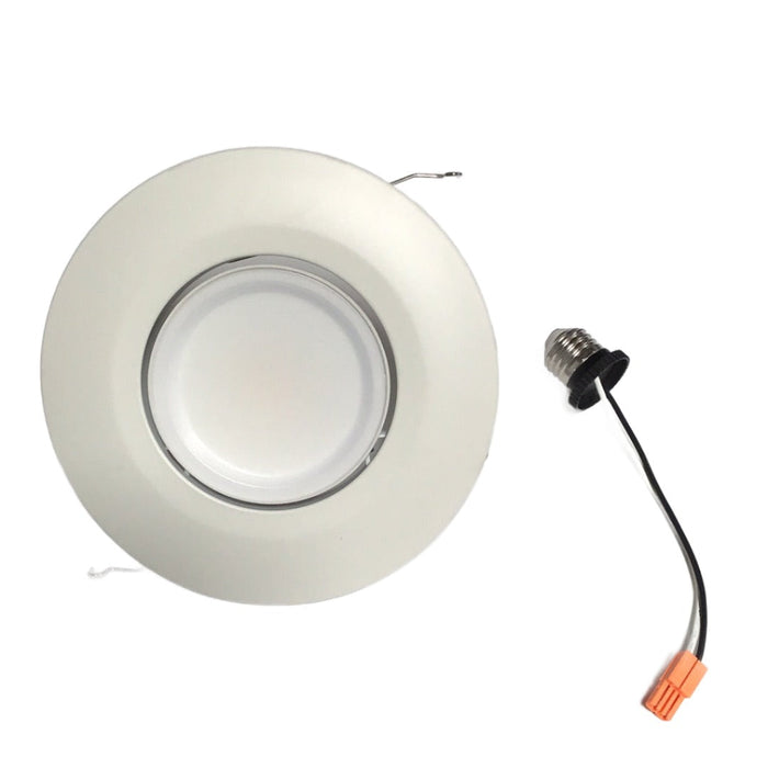 Juno RB56A SWW5 RetroBasics 5"/6" Switchable White LED Adjustable Gimbal Trim Kit