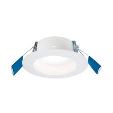 Halo RL4 4" LED Canless Recessed Downlight, Lumen/CCT Selectable and Warm Dim