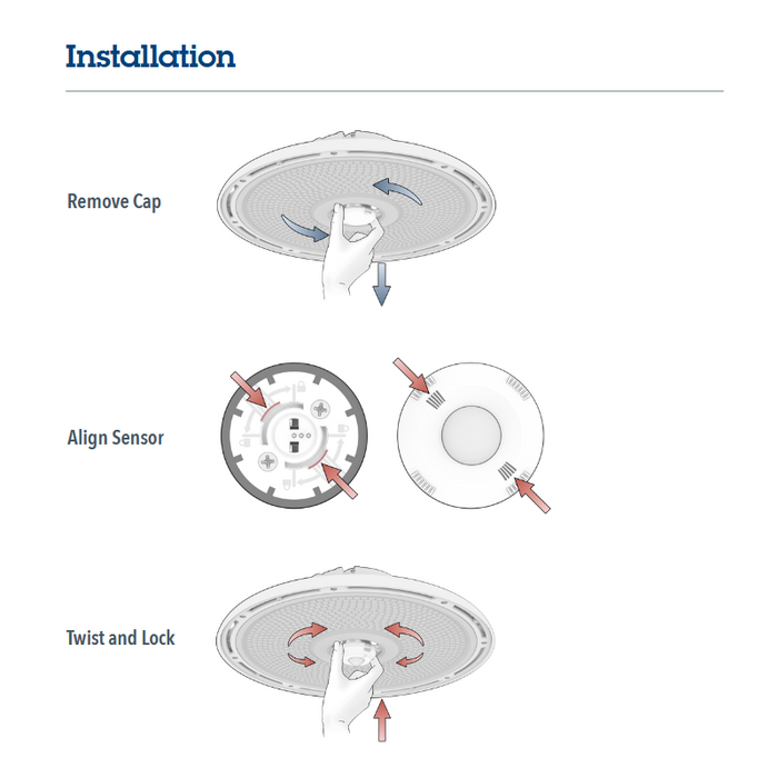Sensor Switch Contractor Select TLS Twist-to-Lock Sensor, 12-24V