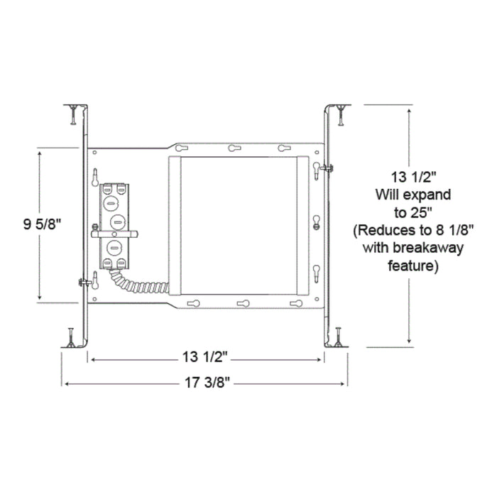 Juno IC2 6" Incandescent New Construction IC Housing