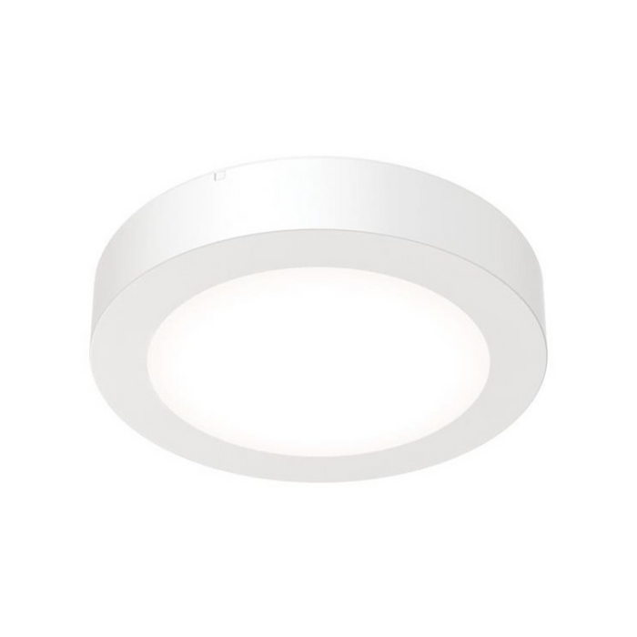 Juno Contractor Select JSBC Gen 2 4" SlimBasics LED Surface Mount Downlight, 3CCT Selectable, 120V, Matte White Finish 