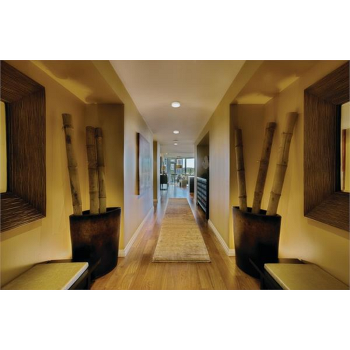 Juno Contractor Select JSBC Gen 2 6" SlimBasics LED Surface Mount Downlight, 3CCT Selectable, 120V, Matte White Finish 