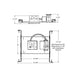 Juno IC1AJBPF 06LM RED Series 4" IC-Rated New Construction Adjustable Downlight Housing, Dedicated Driver 120V