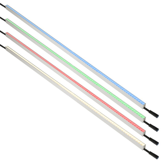 American Rein Low-Voltage LED Wall Washer, RGBW, 24V, Aluminum - 4-ft