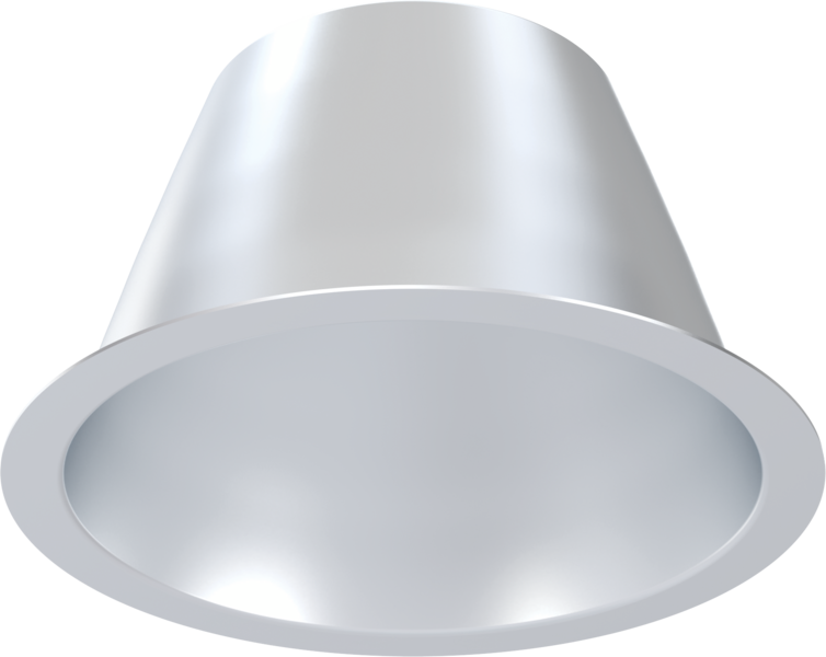 Lithonia LO8 8" Round Clear Downlight Reflector Recessed Trim