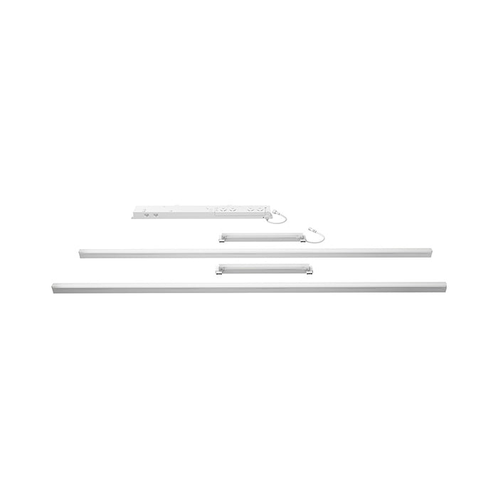 Lithonia 1X4 LED T-Bar Frame, Switchable 3000/4000/5000 LM, Switchable 3500/4000/5000K, 120-347V