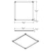Lithonia Frame 2X2 LED Flat Panel, Switchable Lumen & CCT
