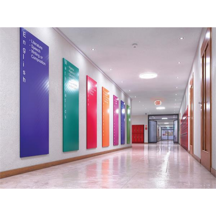 Lithonia Contractor Select LHQM Quantum Thermoplastic LED Emergency Light/Exit Combo with High-Output Battery, Single or Double Face, Red/Green Selectable, 120-277V