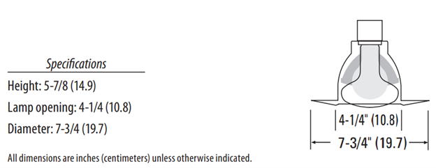 Lithonia CO1 6" Open Trim, 6-Pack