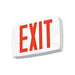 Lithonia LQM S W RG MVOLT EL SD M6 Quantum LED Exit Sign, Stencil Face, White Housing, Red/Green Switchable Letter, 120-277V, Nicked Cadmium Battery, Self Diagnostic