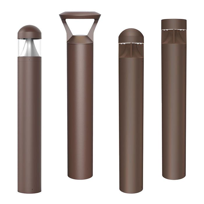 Lumark AP BOLD42-25S 15W/20W/25W LED Dome-Shaped Bollard, 3CCT Selectable, Up to 3817 Lumens, 120-277V