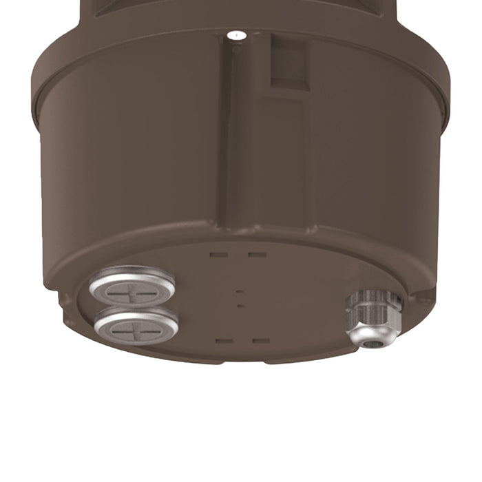 Lumark AP BOLD42-25S 15W/20W/25W LED Dome-Shaped Bollard, 3CCT Selectable, Up to 3817 Lumens, 120-277V