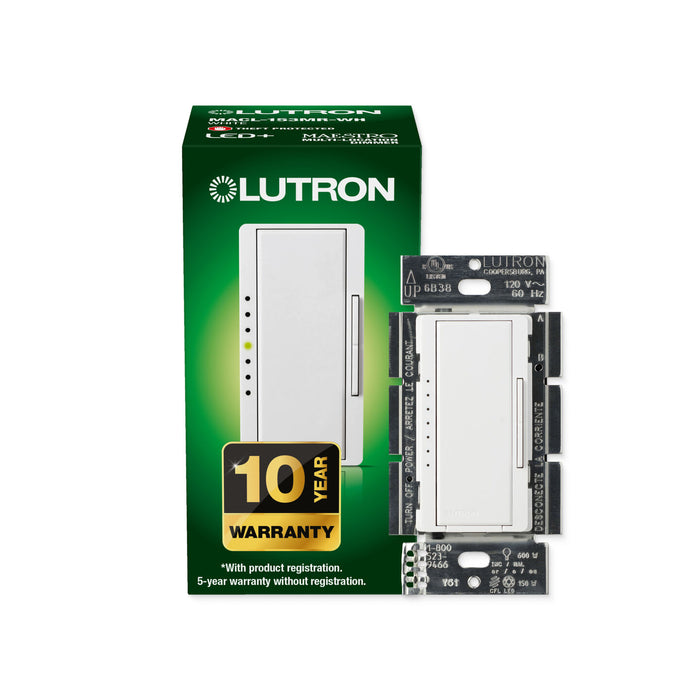 Lutron MACL-153M Maestro 150W Multi-Location/ Single Pole CFL/LED Dimmer